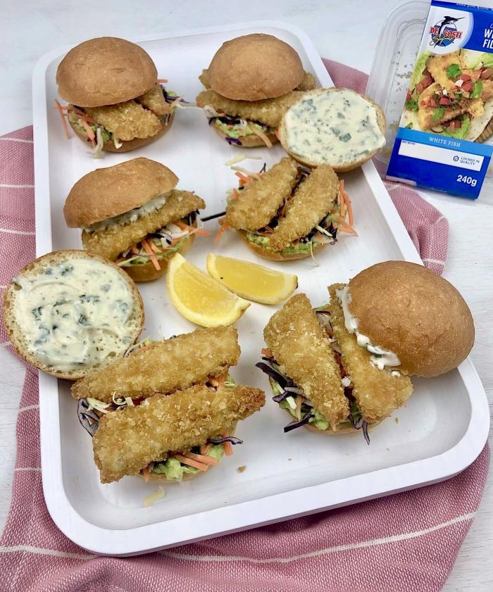 Crumbed Whiting Slider with Herb Mayo